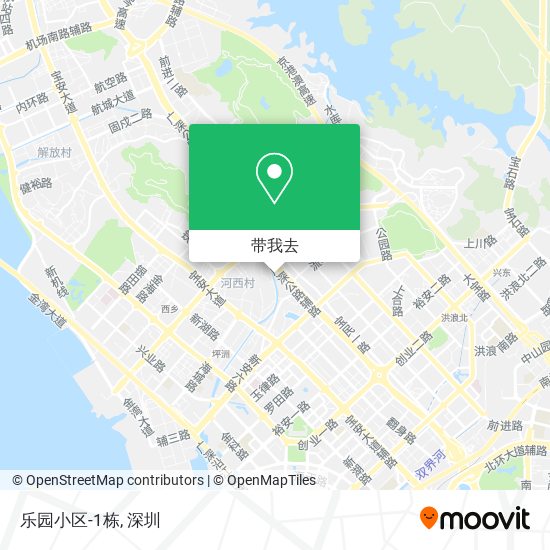 乐园小区-1栋地图