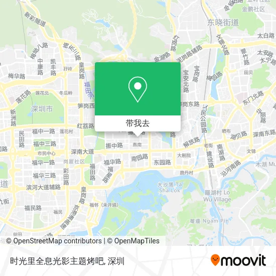 时光里全息光影主题烤吧地图