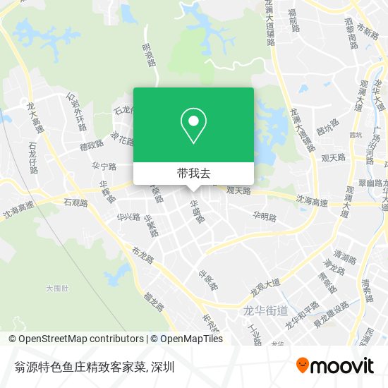 翁源特色鱼庄精致客家菜地图