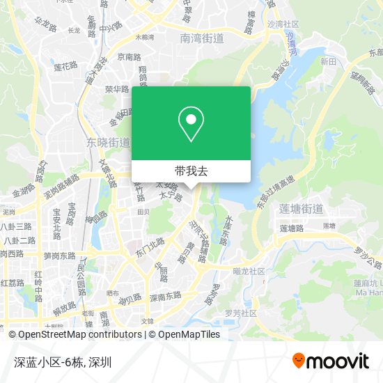 深蓝小区-6栋地图