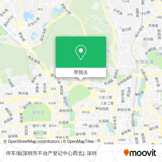 停车场(深圳市不动产登记中心西北)地图