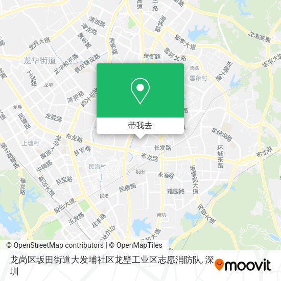 龙岗区坂田街道大发埔社区龙壁工业区志愿消防队地图