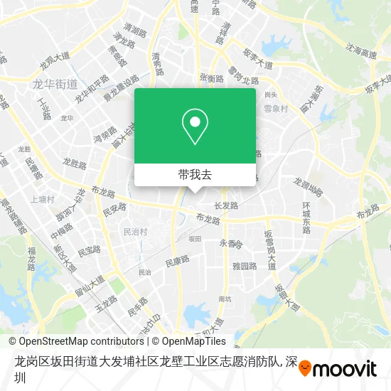 龙岗区坂田街道大发埔社区龙壁工业区志愿消防队地图