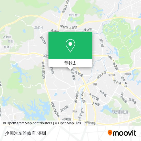 少周汽车维修店地图