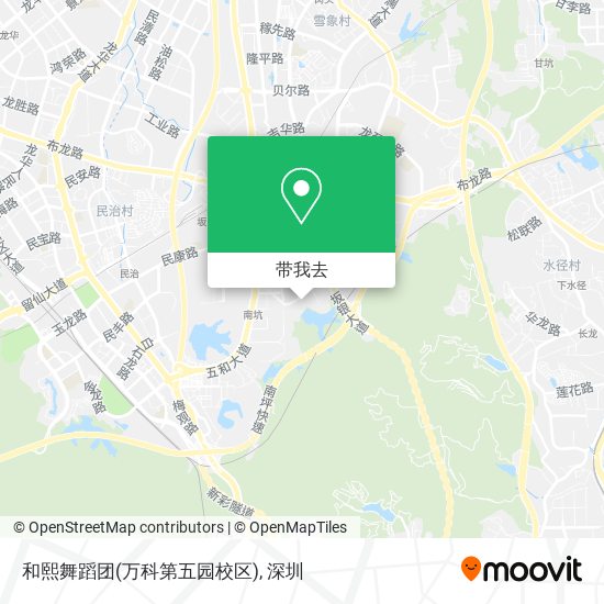 和熙舞蹈团(万科第五园校区)地图