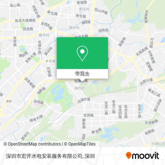 深圳市宏开水电安装服务有限公司地图