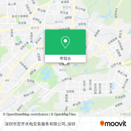 深圳市宏开水电安装服务有限公司地图