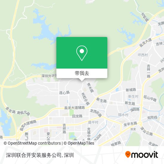 深圳联合开安装服务公司地图