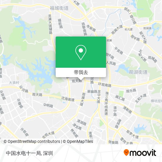 中国水电十一局地图