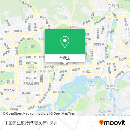 中国民生银行(华强支行)地图