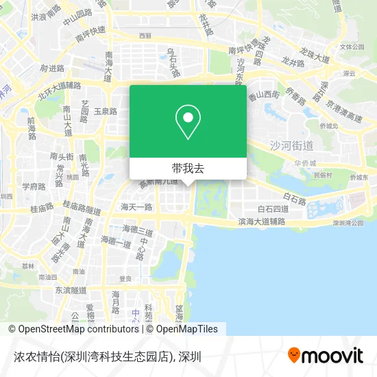 浓农情怡(深圳湾科技生态园店)地图
