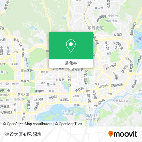建设大厦-B座地图