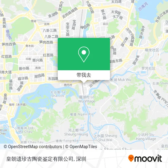 皇朝遗珍古陶瓷鉴定有限公司地图