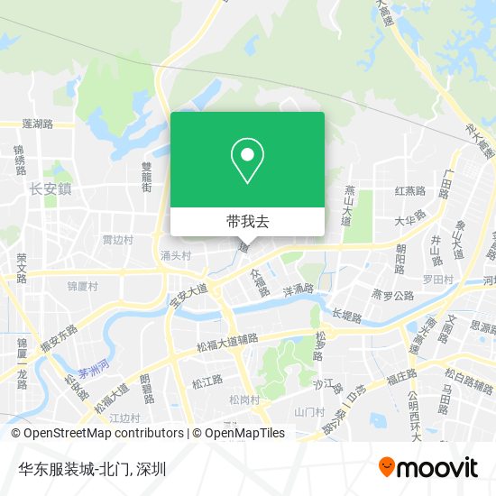 华东服装城-北门地图