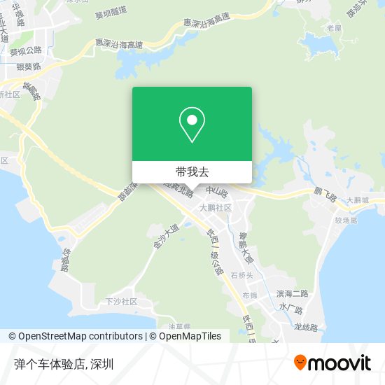 弹个车体验店地图