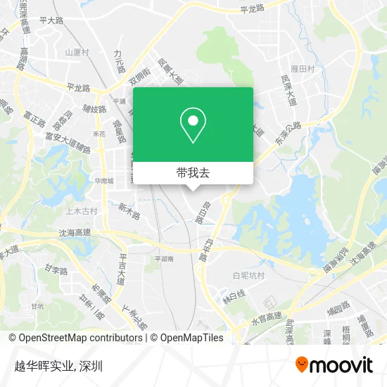 越华晖实业地图