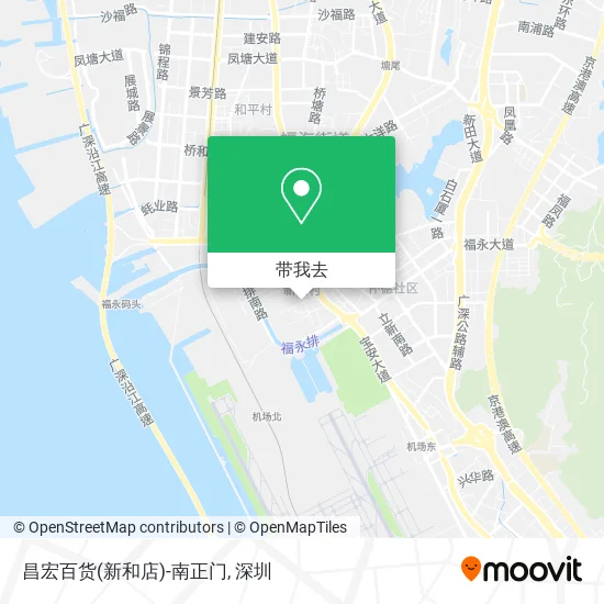 昌宏百货(新和店)-南正门地图