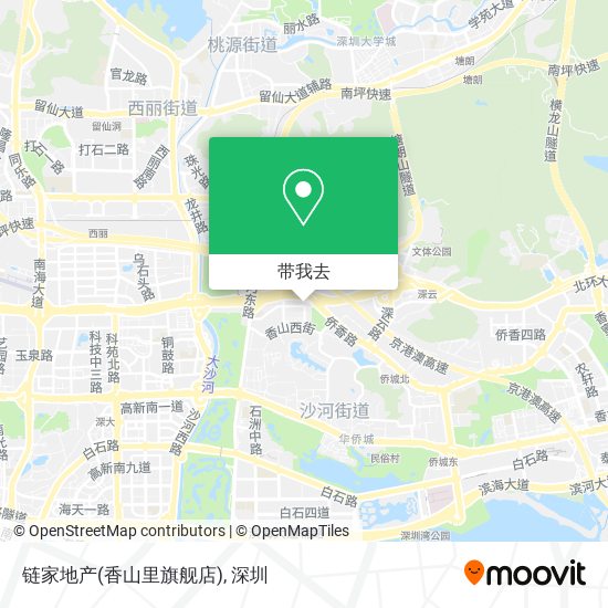 链家地产(香山里旗舰店)地图