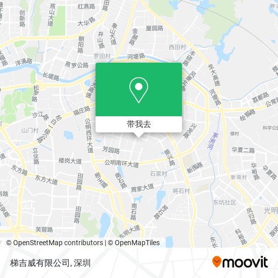 梯吉威有限公司地图