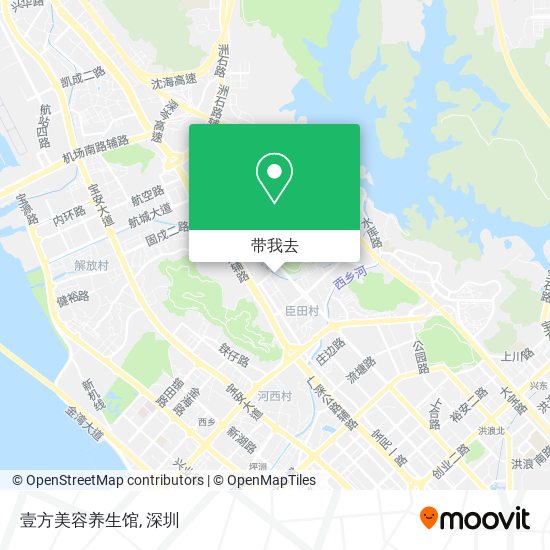 壹方美容养生馆地图