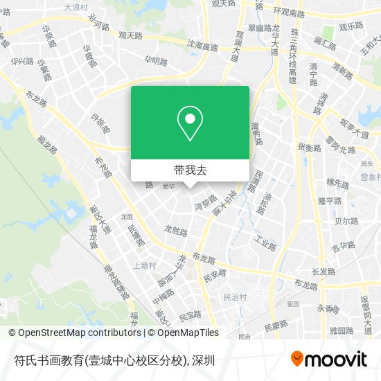 符氏书画教育(壹城中心校区分校)地图