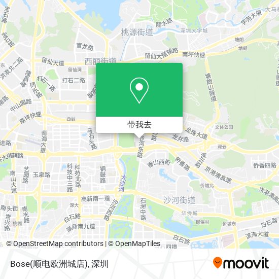 Bose(顺电欧洲城店)地图