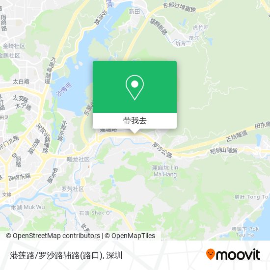 港莲路/罗沙路辅路(路口)地图
