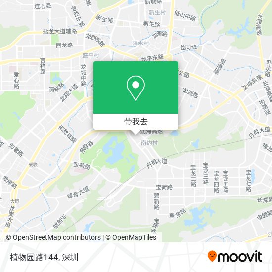 植物园路144地图