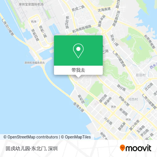 固戍幼儿园-东北门地图