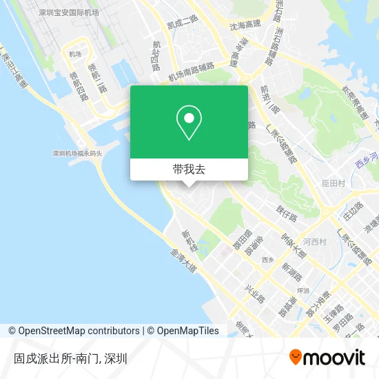 固戍派出所-南门地图