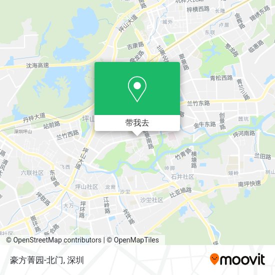 豪方菁园-北门地图