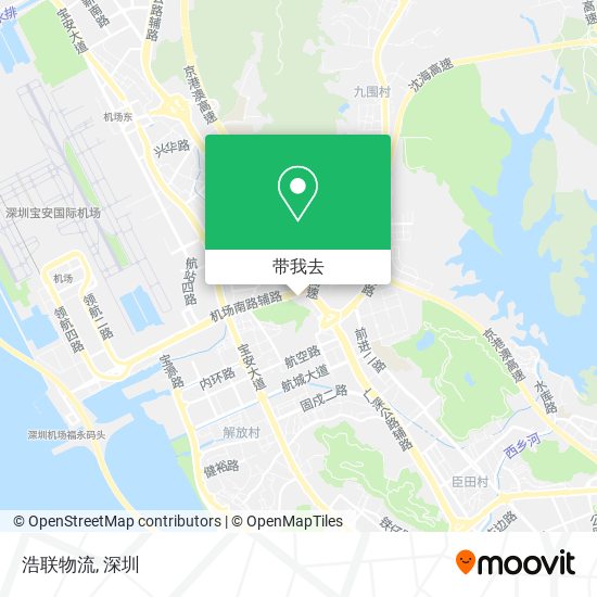 浩联物流地图