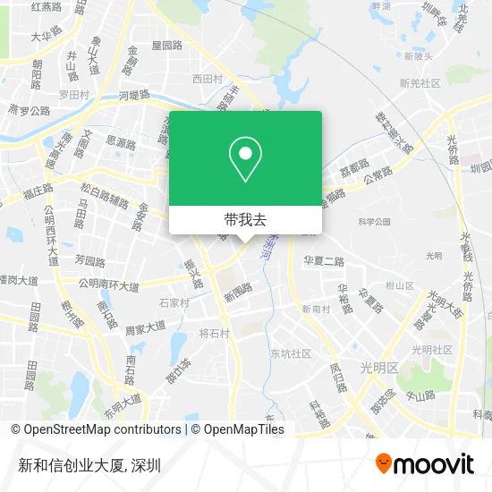 新和信创业大厦地图
