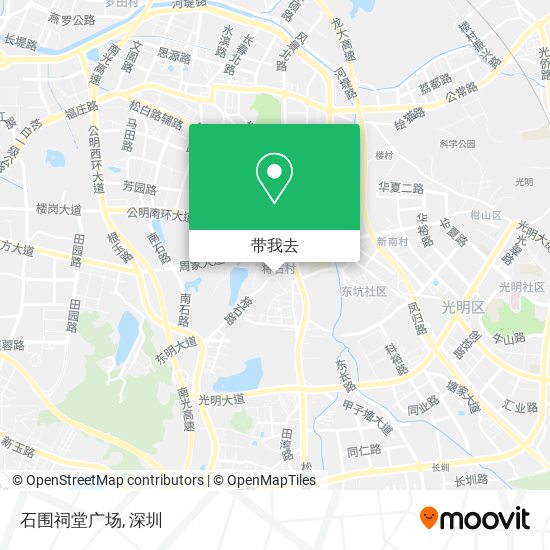 石围祠堂广场地图