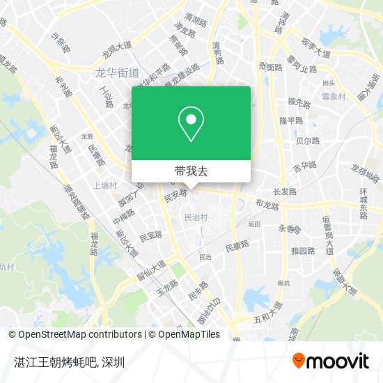 湛江王朝烤蚝吧地图