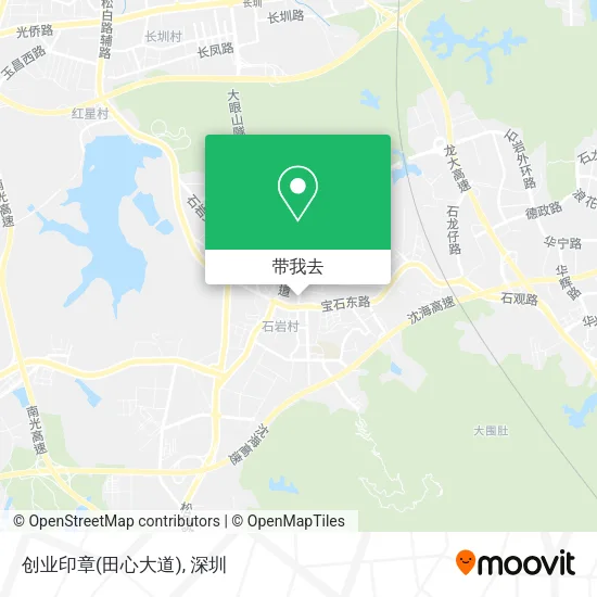 创业印章(田心大道)地图