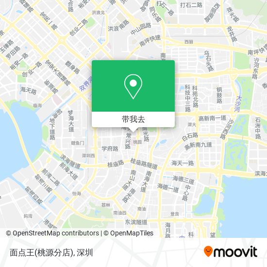 面点王(桃源分店)地图