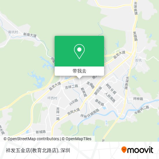 祥发五金店(教育北路店)地图