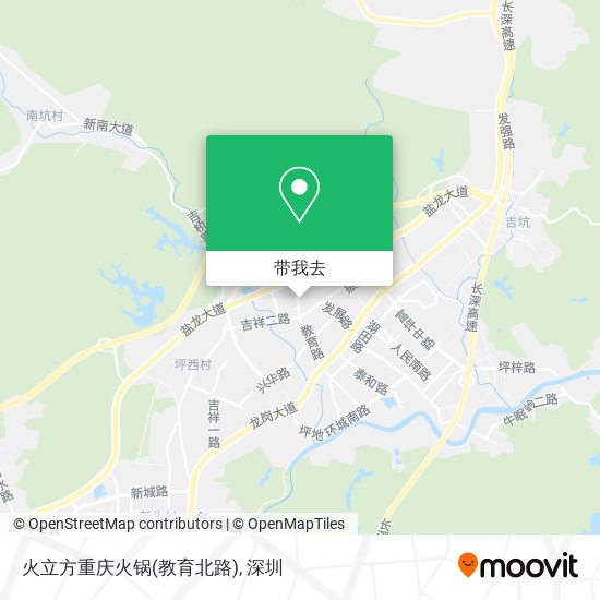 火立方重庆火锅(教育北路)地图