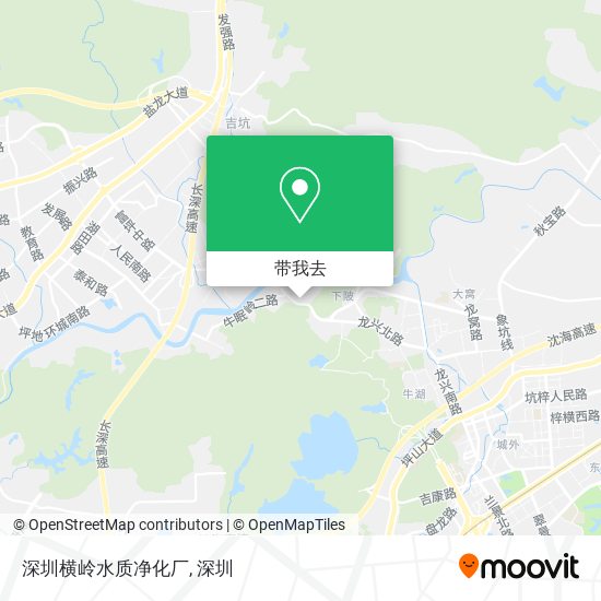 深圳横岭水质净化厂地图