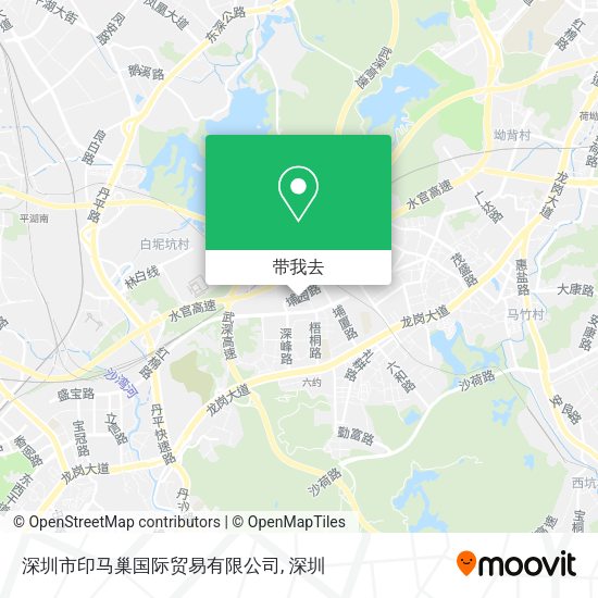深圳市印马巢国际贸易有限公司地图