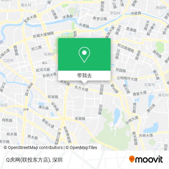Q房网(联投东方店)地图