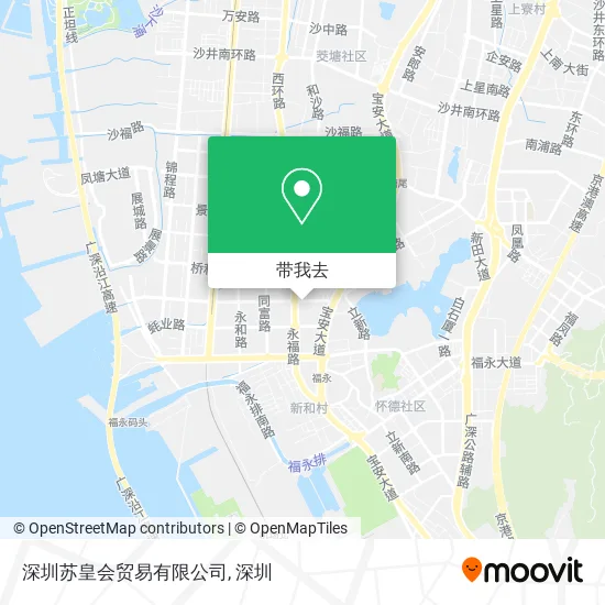 深圳苏皇会贸易有限公司地图