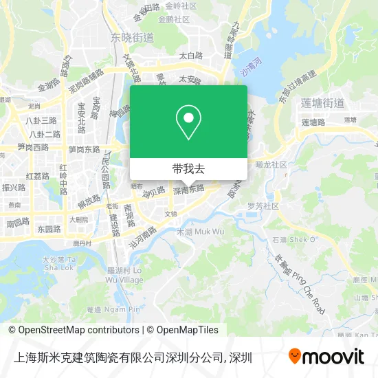 上海斯米克建筑陶瓷有限公司深圳分公司地图