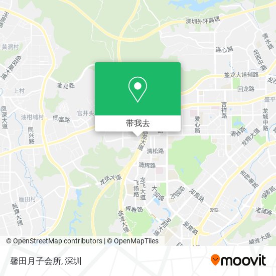 馨田月子会所地图