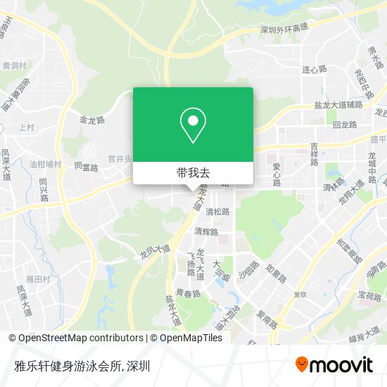 雅乐轩健身游泳会所地图