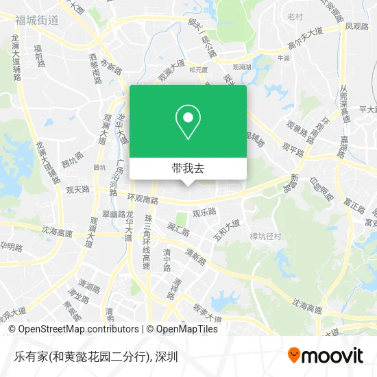 乐有家(和黄懿花园二分行)地图