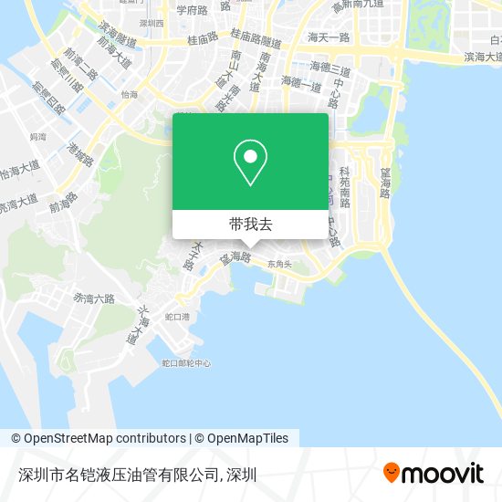 深圳市名铠液压油管有限公司地图