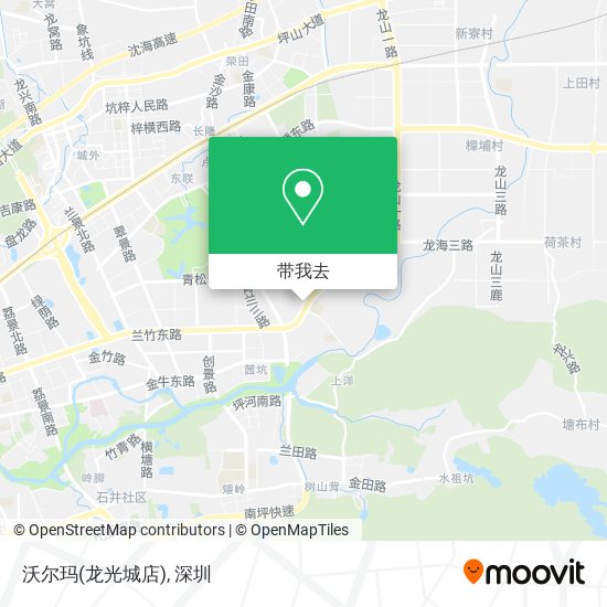 沃尔玛(龙光城店)地图