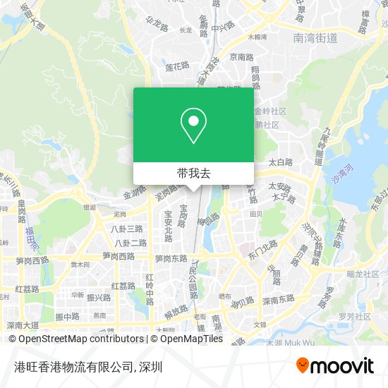 港旺香港物流有限公司地图